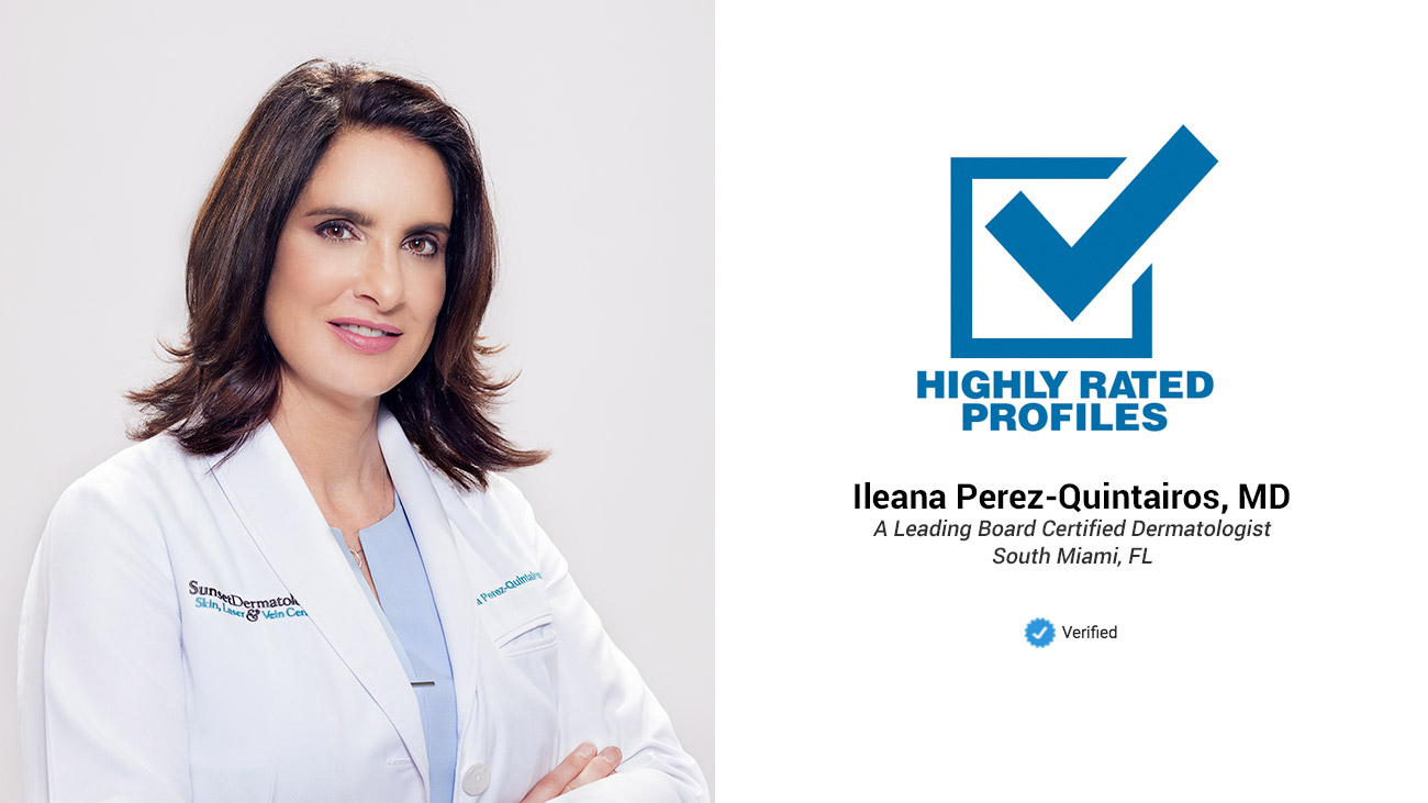 Dr. Perez-Quintairos from Sunset Dermatology at HighlyRatedProfiles.com in South Miami, FL.