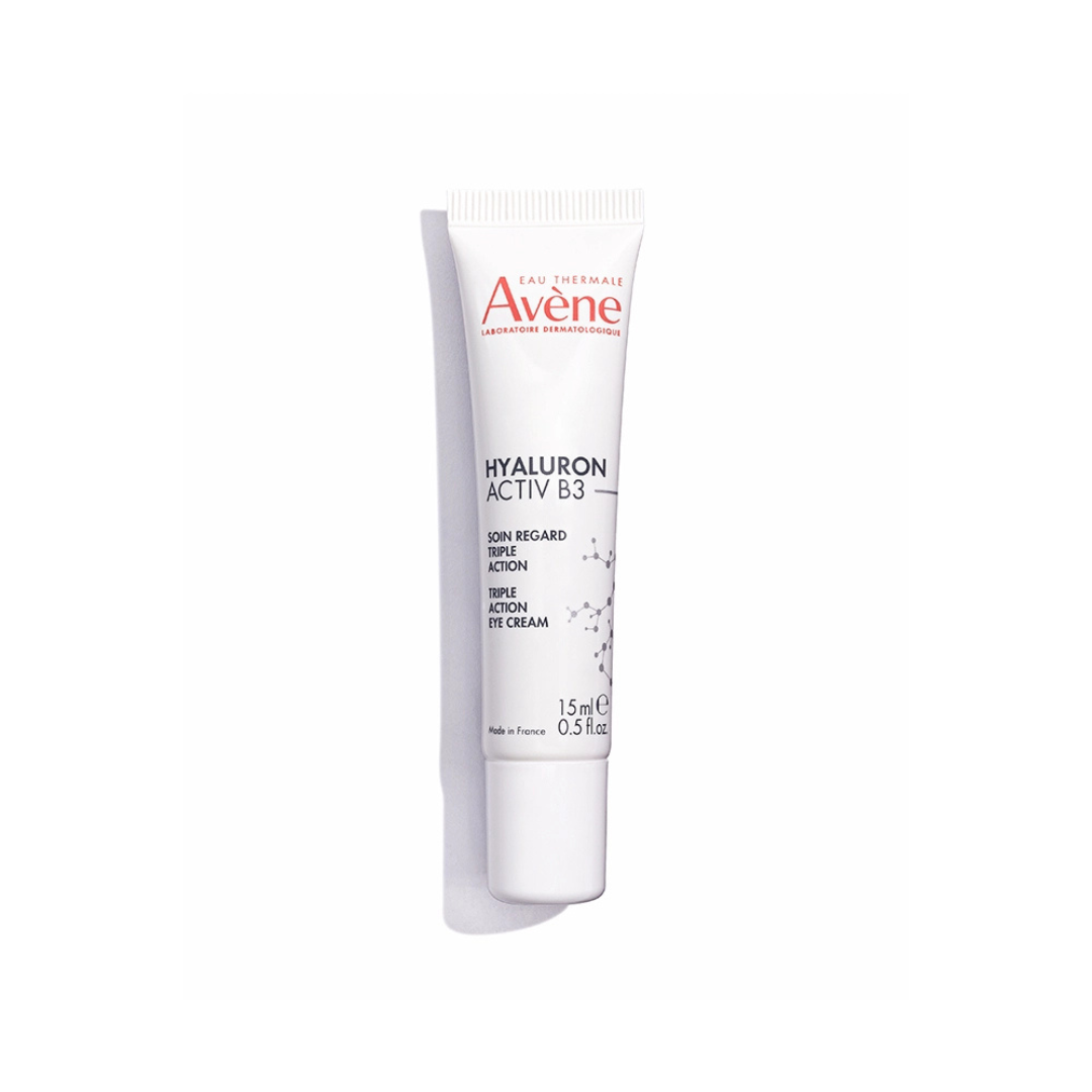 Hyaluronic Acid smooths and visibly plumps the eye contour Helps reduce appearance of dark circles and signs of fatigue Niacinamide helps improve skin barrier and brighten skin tone & texture