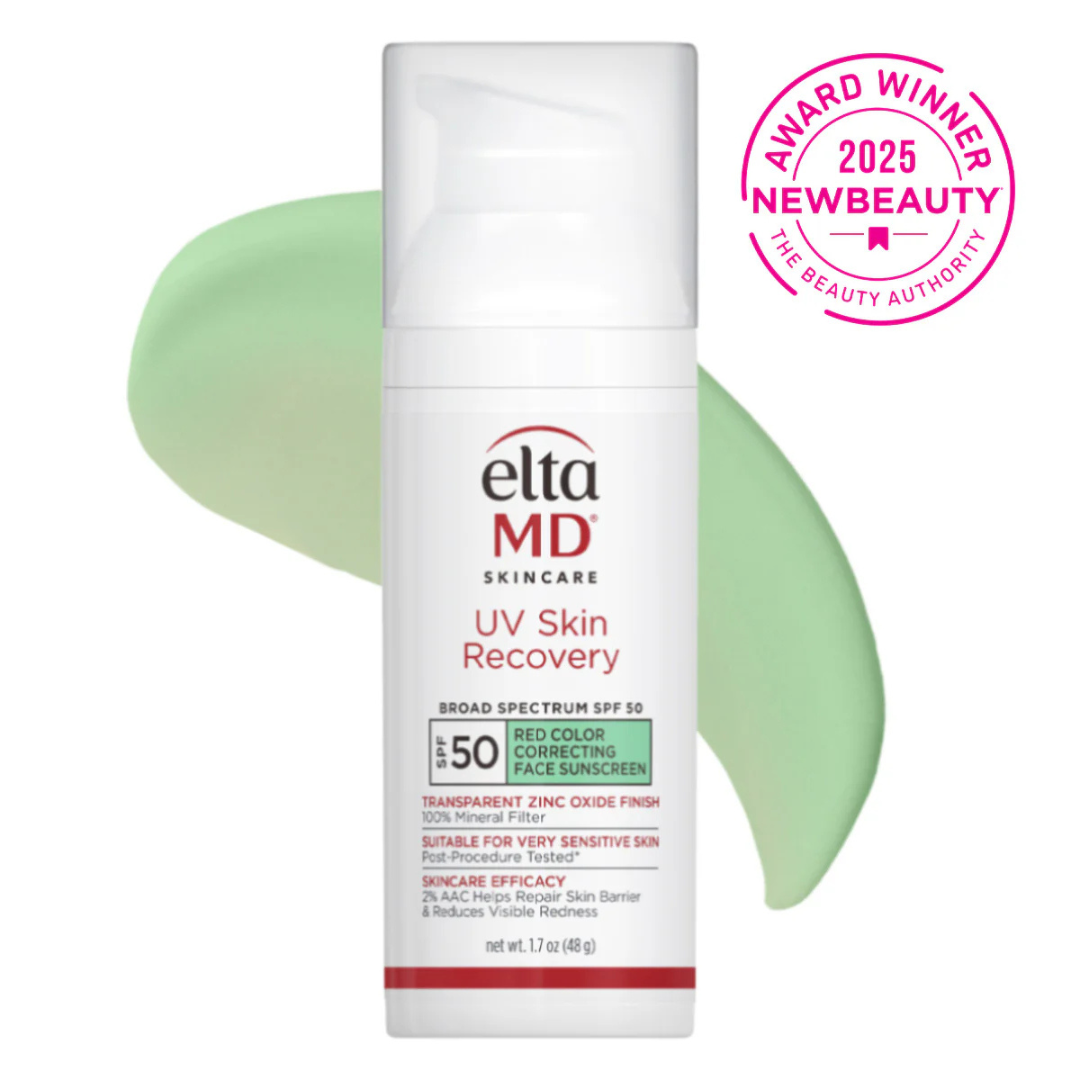 EltaMD UV Skin Recovery, a 100% mineral sunscreen powered by patented 2% AA Complex Barrier Repair Technology to protect, recover, and strengthen even the most sensitive skin – like skin prone to rosacea.