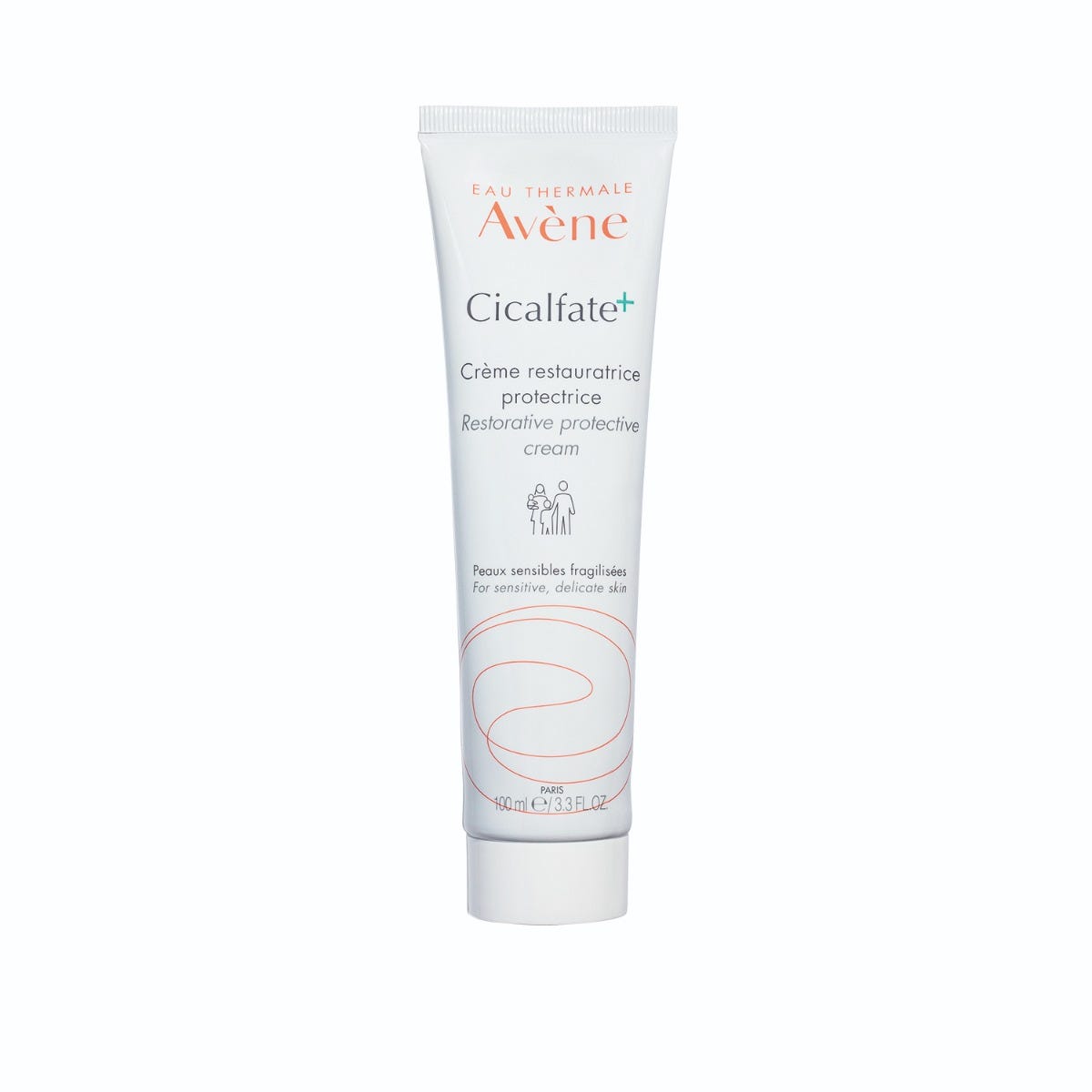 Avene Cicalfate+ Restorative Protective Cream 100 ml, Rich, nourishing skin barrier cream leverages a unique postbiotic extract to promote a healthy microbiome ideal for skin restoration. Safe for infants, children and adults.